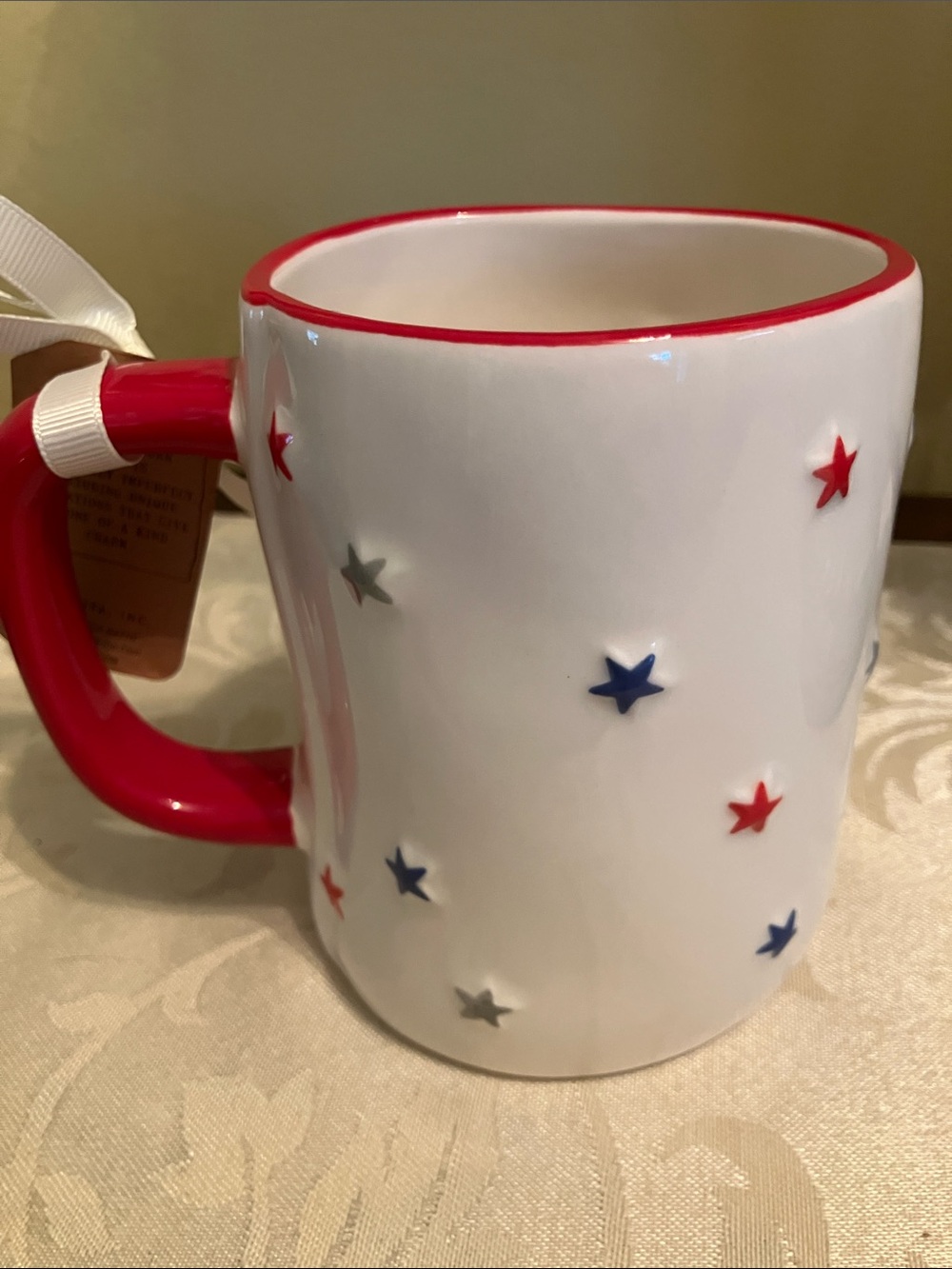 🇺🇸 Rae Dunn 250th Birthday limited edition red white & blue mug coffee cup NWT - Picture 3 of 11